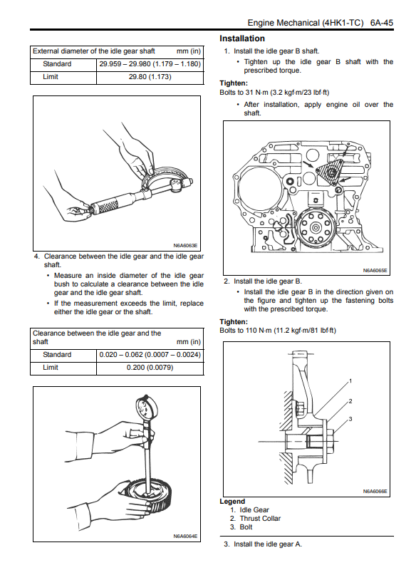 Isuzu 4HK1 2007 N-Series Engine Workshop Manual - Image 10