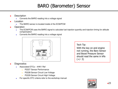 Isuzu 4HK1 6HK1 Engine Diagnostic Guide - Image 14