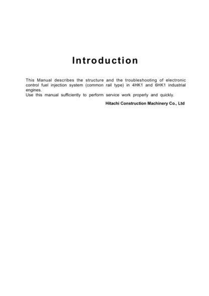 Isuzu 4HK1 6HK1 Engine Workshop Manual - Image 3
