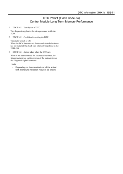 Isuzu 4HK1 Engine Technical Manual - Image 11