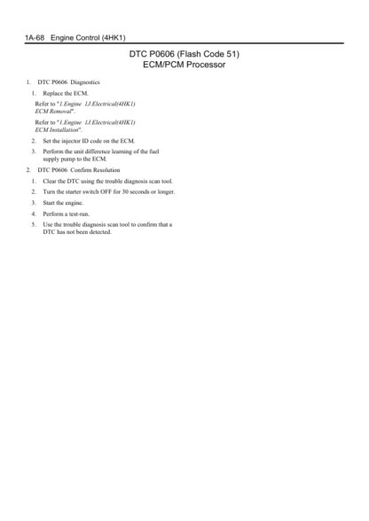 Isuzu 4HK1 Engine Technical Manual - Image 14