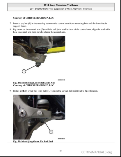 Jeep Cherokee KL Trailhawk 2014 Service Repair Manual - Image 12