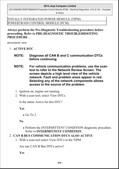 Jeep Compass and Patriot 2007-2016 FULL Service Repair Workshop Manual - Image 18