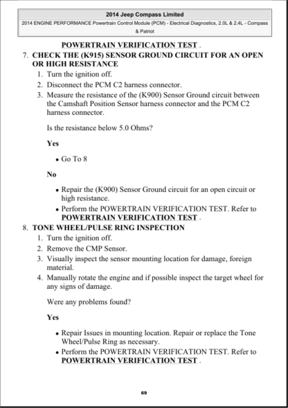Jeep Compass and Patriot 2007-2016 FULL Service Repair Workshop Manual - Image 16