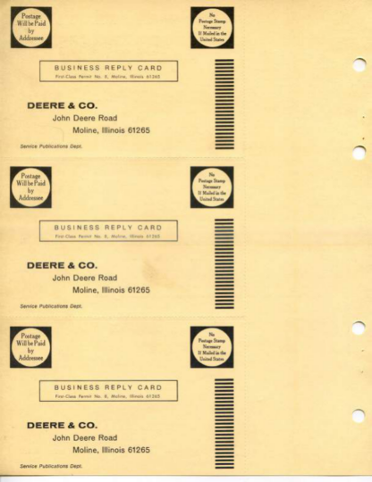 John Deere 27 Fork Lift Parts Catalog - Image 4
