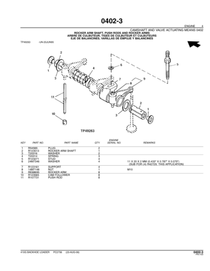 John Deere 410G Backhoe Loader Parts Catalog - Image 8