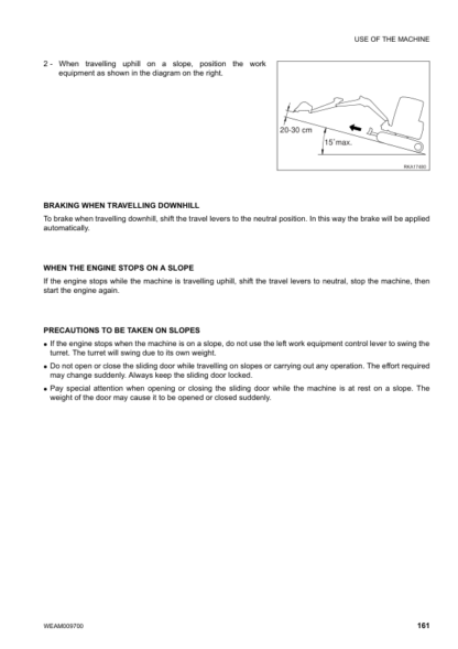 Komatsu PC80MR-3 Excavator Operation and Maintenance Manual - Image 13
