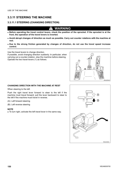 Komatsu PC80MR-3 Excavator Operation and Maintenance Manual - Image 12