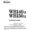 Komatsu WB140-2 WB150-2 Backhoe Loader Shop Service Manual WEBD001102 - Image 2