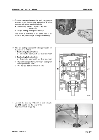 Komatsu WB140-2 WB150-2 Backhoe Loader Shop Service Manual WEBD001102 - Image 15