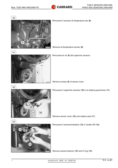Komatsu WB140PS-2 150PS-2 Backhoe Loader Shop Service Manual CEBM009200 - Image 17