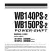 Komatsu WB140PS-2 150PS-2 Power Shift Backhoe Service Manual WEBD004700 - Image 2