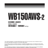 Komatsu WB150AWS-2 Backhoe Loader Shop Service Manual WEBD003301 - Image 2