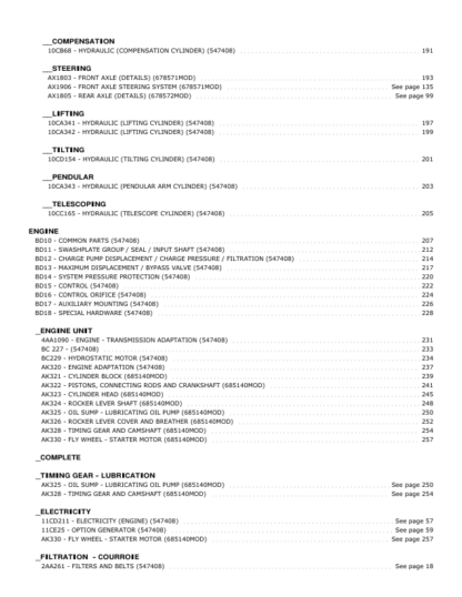 Manitou 180 ATJ E3 Aerial Work Platform Parts Catalog - Image 8