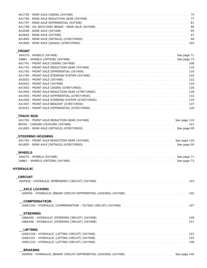 Manitou 180 ATJ E3 Aerial Work Platform Parts Catalog - Image 6