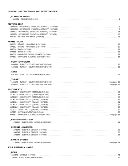 Manitou 180 ATJ E3 Aerial Work Platform Parts Catalog - Image 5