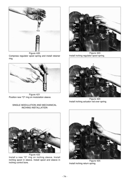 Manitou MC 40 50 60 70 Powershift Forklift Repair Manual - Image 7