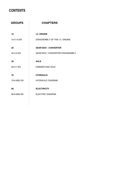 Manitou MC 40 50 60 70 Powershift Forklift Repair Manual - Image 4