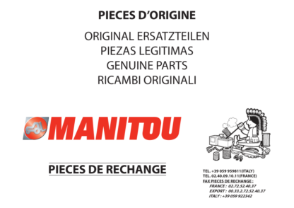 Manitou MRT 2150 MRT-X2150 Plus Telescopic Parts Catalog - Image 5