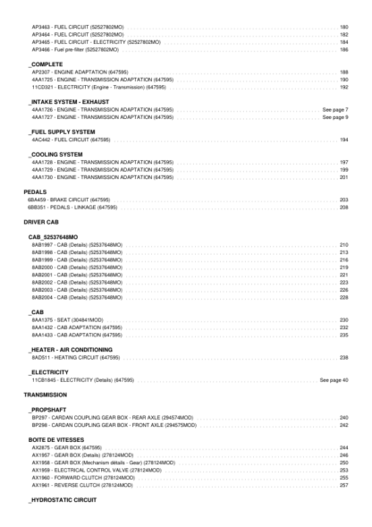 Manitou MT 1440 1840 A 100P ST4 Parts Catalog - Image 7