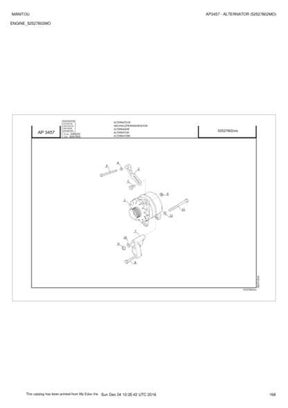 Manitou MT 1440 1840 A 100P ST4 Parts Catalog - Image 12