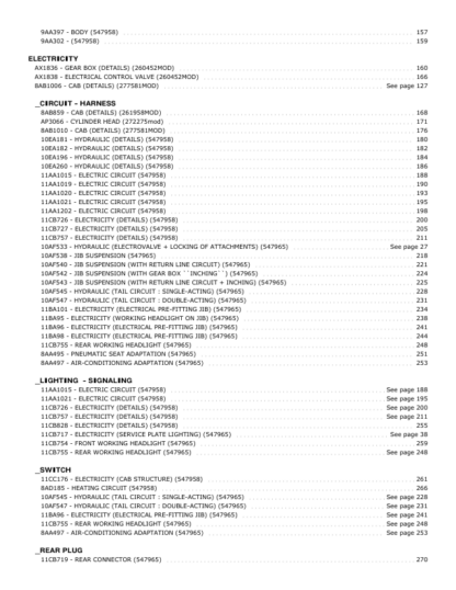 Manitou MT 1440 1840 Telescopic Handler Parts Catalog - Image 6