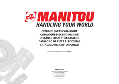 Manitou MT 732 932 ST3B Parts Catalog - Image 2