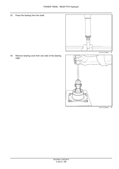 New Holland T8010 T8020 T8030 T8040 T8050 Tractors Service Manual - Image 7
