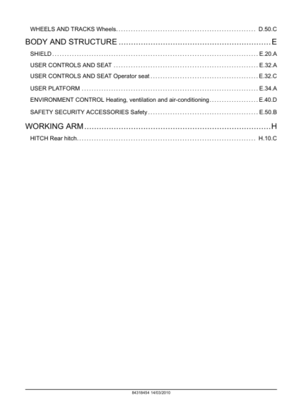 New Holland T8010 T8020 T8030 T8040 T8050 Tractors Service Manual - Image 4