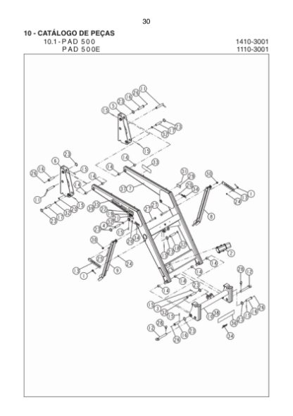 PAD 500 500E Parts Catalog - Image 2