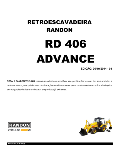 Randon RD406 Advance Backhoe Loader Parts Catalog - Image 2