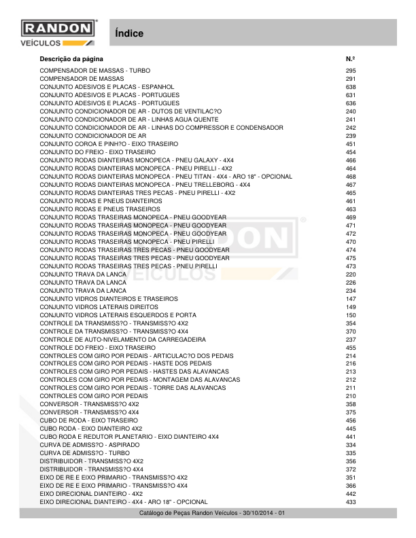 Randon RD406 Advance Backhoe Loader Parts Catalog - Image 8