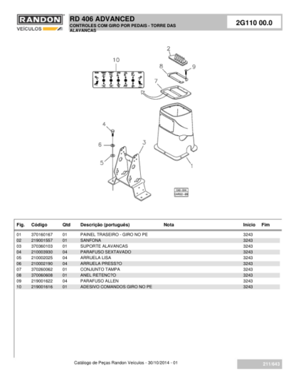 Randon RD406 Advance Backhoe Loader Parts Catalog - Image 10
