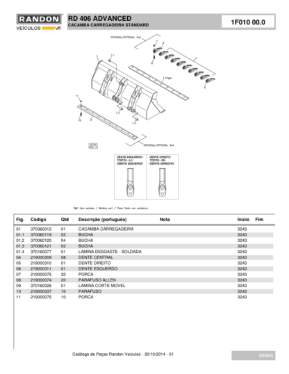 Randon RD406 Advance Backhoe Loader Parts Catalog - Image 13