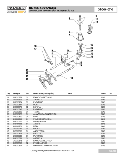 Randon RD406 Backhoe Loader Parts Catalog - Image 10