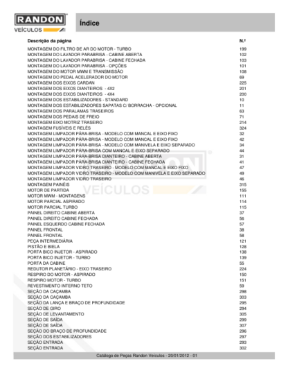 Randon RD406 Backhoe Loader Parts Catalog - Image 4