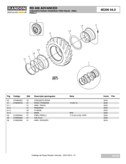 Randon RD406 Backhoe Loader Parts Catalog - Image 13