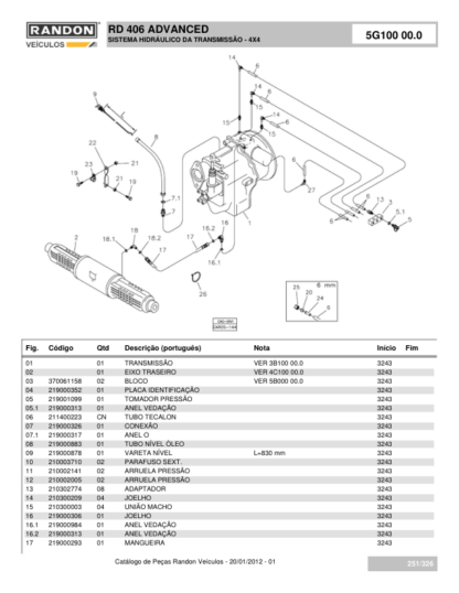 Randon RD406 Backhoe Loader Parts Catalog - Image 14