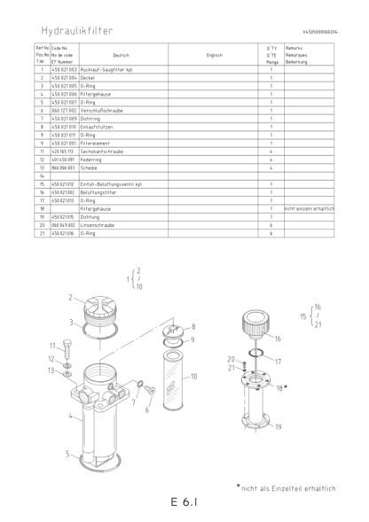 Schaeffer 450T 450TS Wheel Loader Spare Parts List - Image 6