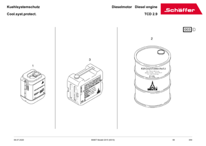 Schaeffer 6680T Wheel Loader Spare Parts List - Image 16