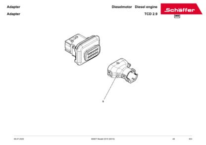 Schaeffer 6680T Wheel Loader Spare Parts List - Image 15