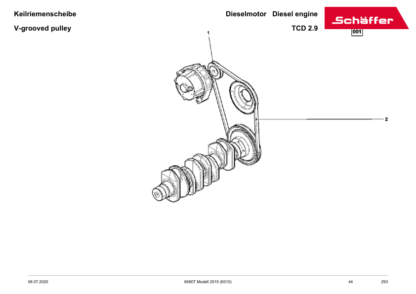 Schaeffer 6680T Wheel Loader Spare Parts List - Image 14