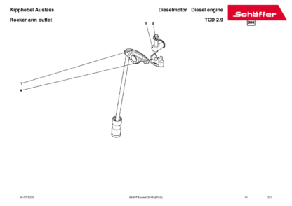Schaeffer 6680T Wheel Loader Spare Parts List - Image 11