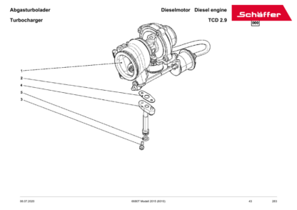 Schaeffer 6680T Wheel Loader Spare Parts List - Image 13