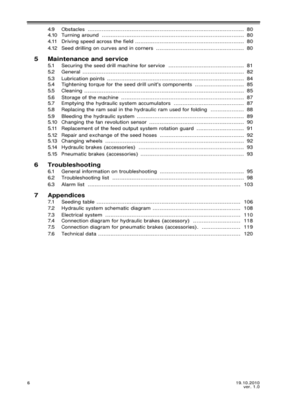 Seed Hawk SH 400 800C Air Drill Operators Manual - Image 5