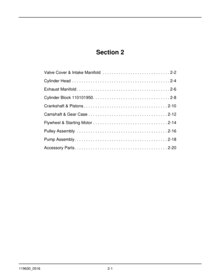 Shibaura S773L Tier4 Diesel Engine Parts Manual - Image 7