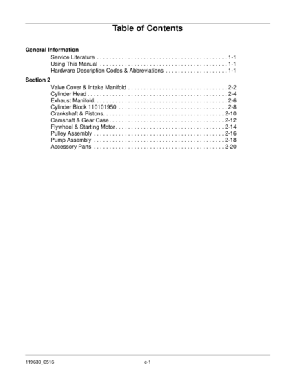 Shibaura S773L Tier4 Diesel Engine Parts Manual - Image 5