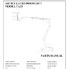 Terex TA33 Articulated Boom Lift Parts Manual - Image 2
