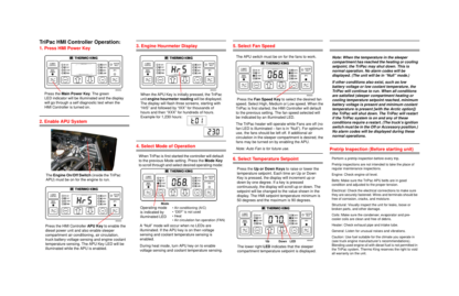 Thermo King TriPac HMI Controller Operation Manual - Image 2