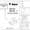 Bobcat 2200 Utility Vehicle Service Manual 6903129